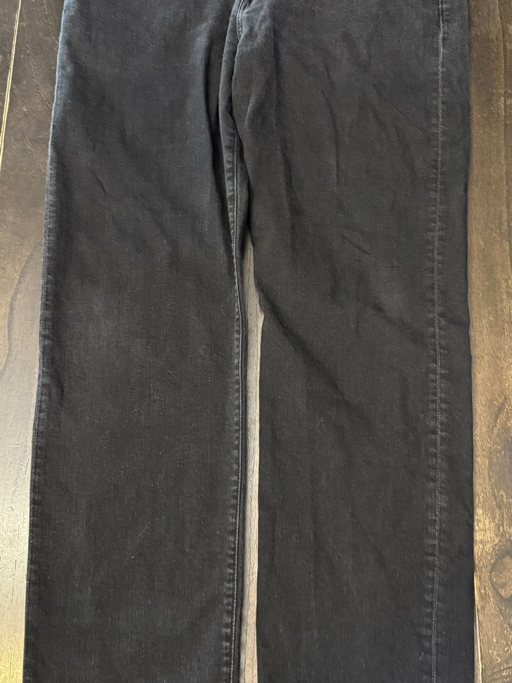 7 For All Mankind Austyn Men's Black Straight Jeans 40x31